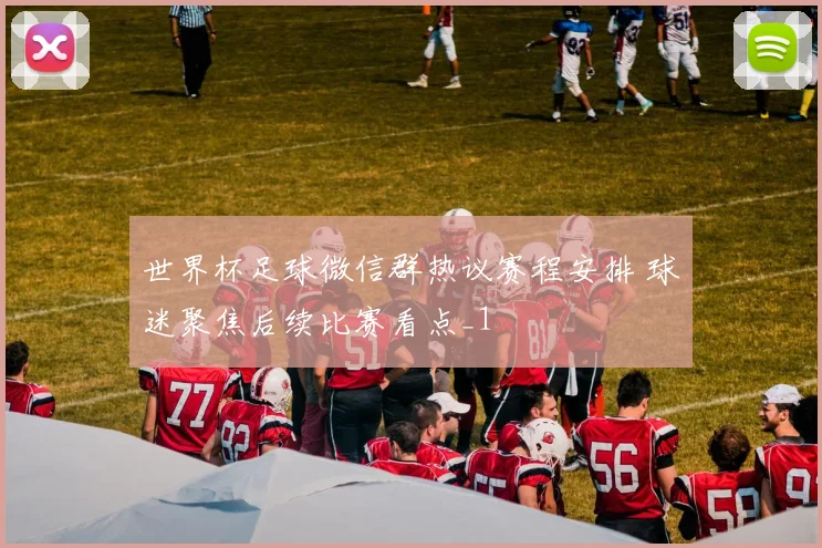 世界杯足球微信群热议赛程安排 球迷聚焦后续比赛看点_1