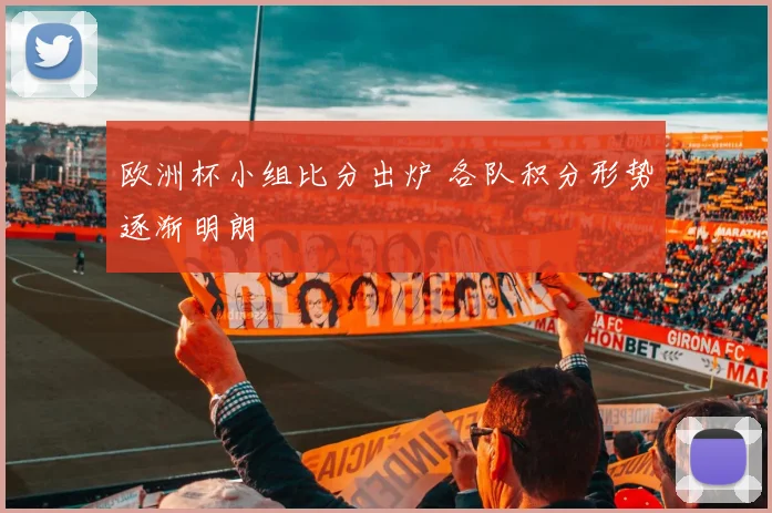 欧洲杯小组比分出炉 各队积分形势逐渐明朗