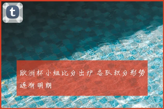 欧洲杯小组比分出炉 各队积分形势逐渐明朗